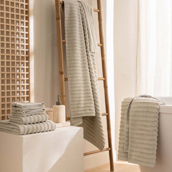 Bež pamučan ručnik od frotira 50x90 cm Maya – douceur d'intérieur-image-3