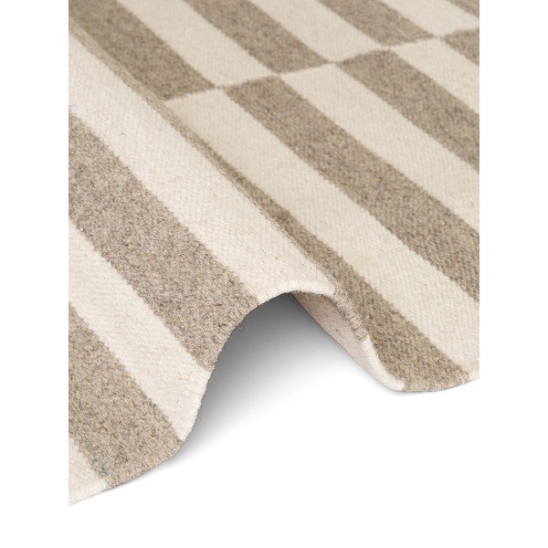 Bijeli/sivi obostrani/ručno rađen vunen tepih 120x180 cm Vika – Hanse Home-image-4