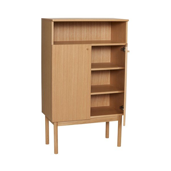 Ormarić u dekoru hrasta u prirodnoj boji 80x135x42 cm Ulterior – Hübsch-image-4