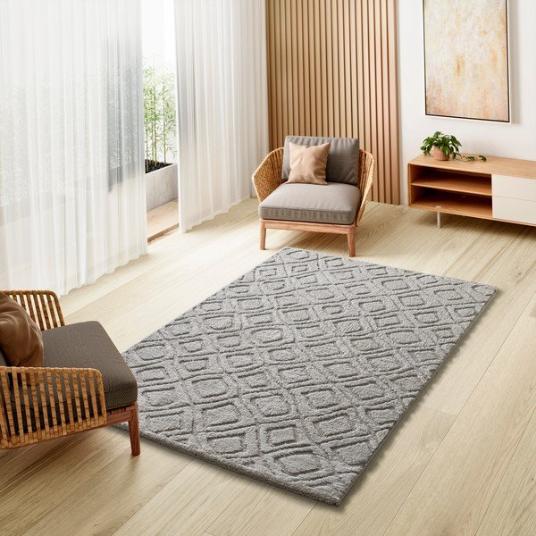 Sivi tepih 64x120 cm Juno – Universal-image-1