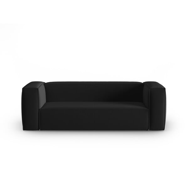 Crna baršunasti sofa 200 cm Mackay – Cosmopolitan Design