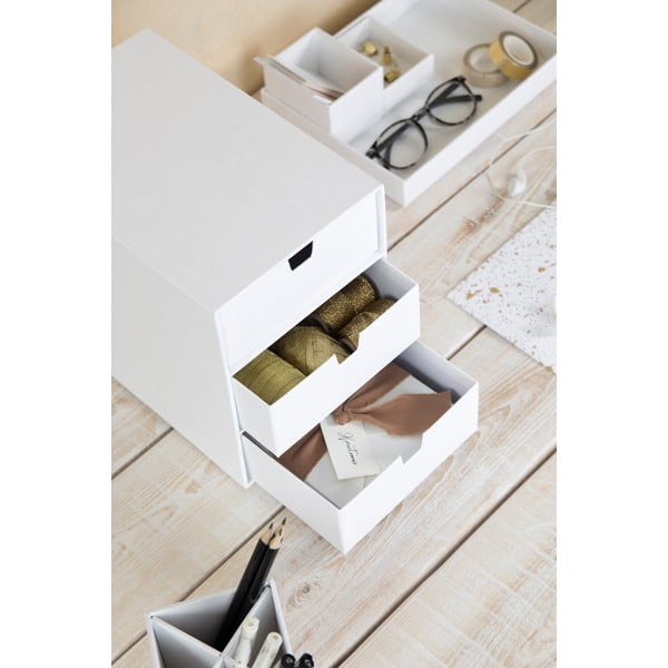 Bijela kutija s 3 ladice Bigso Box of Sweden Ingrid-image-2