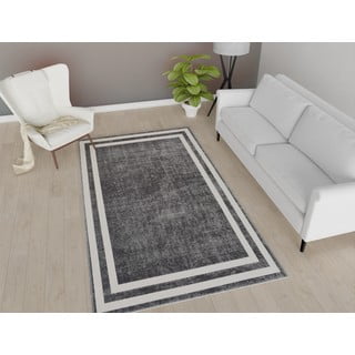 Bijelo-sivi perivi tepih 180x120 cm - Vitaus