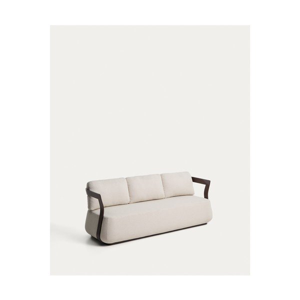 Smeđa/bež podstavljena vrtna sofa Tamaris – Kave Home