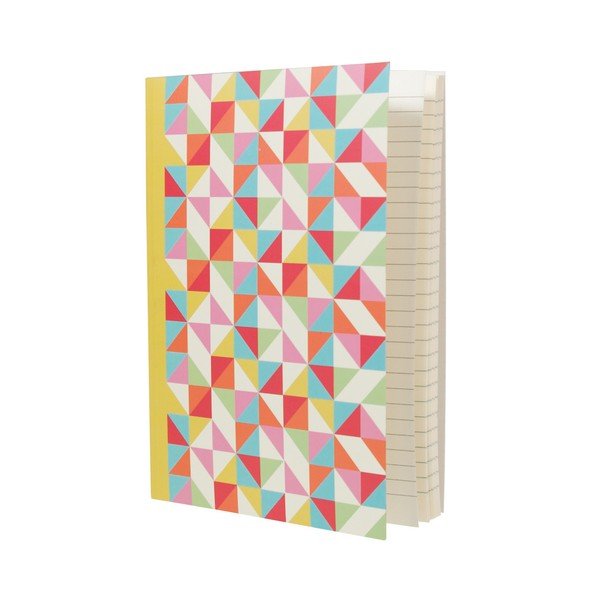 Bilježnica A5 Rex London Multicolour Geometric-image-1