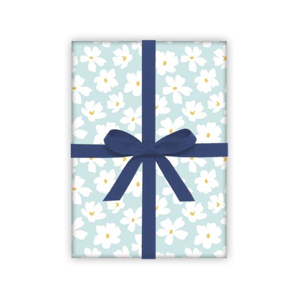 Plavo-bijeli papir za zamatanje eleanor stuart br. 8 Floral-image-1