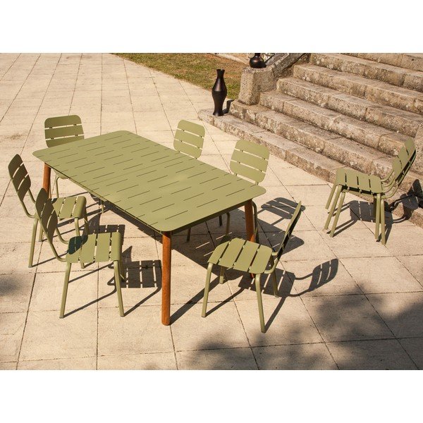 Vrtni stol aluminijski 100x180 cm Alicante – Ezeis-image-1
