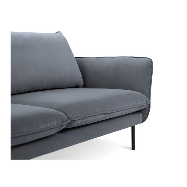 Siva sofa od baršuna Cosmopolitan Design Vienna, 200 cm-image-3