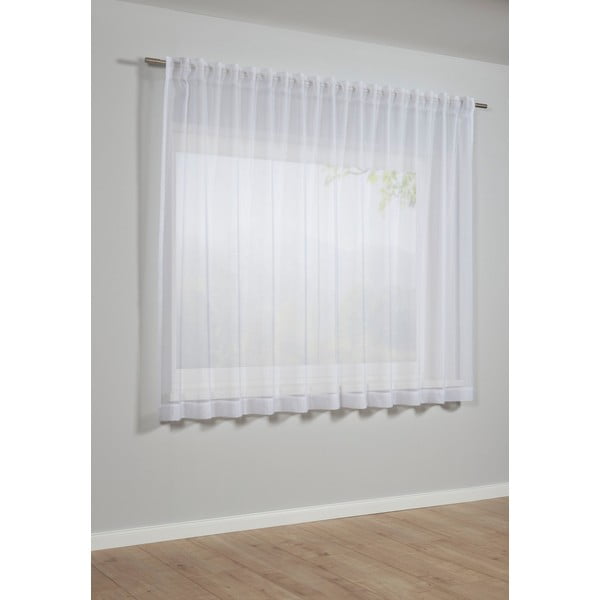 Bijela zavjesa 175x450 cm Voile Uni - Gardinia-image-2