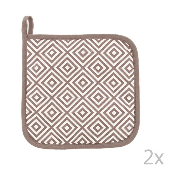 Pamučne kuhinjske rukavice u setu 2 kom Geo – Tiseco Home Studio-image-1