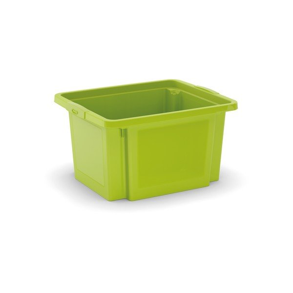 Zelena plastična kutija za pohranu 42x35x23 cm H-Box S – KIS