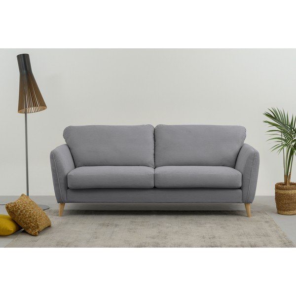 Tamno siva sofa od samta 206 cm Paris – Scandic-image-1