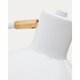 Bijela zidna lampa Aria – Kave Home
