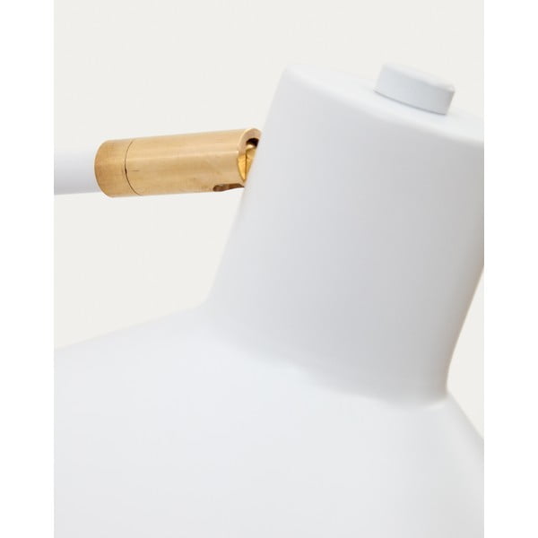 Bijela zidna lampa Aria – Kave Home-image-1