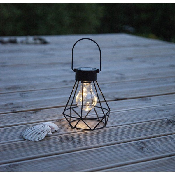 Crna LED lampa Star Trading Eddy, visina 15,5 cm-image-1