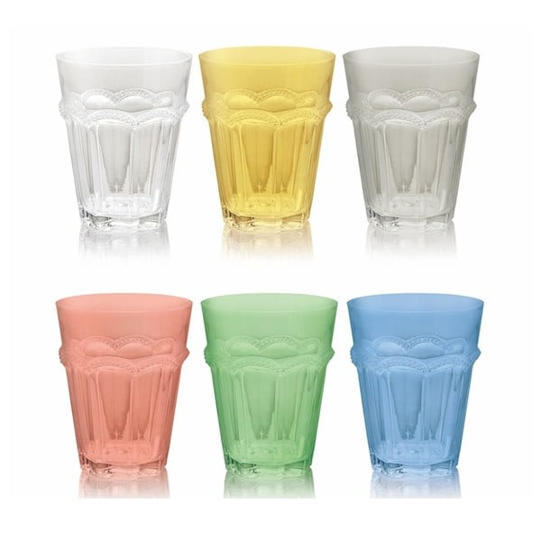 Set od 6 čaša u boji Villa d&#39;Este Bicchieri Floyd, 270 ml