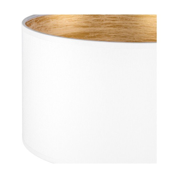 Bijela stolna lampa sa zlatnim detaljima Sotto Luce Tres S, ⌀ 25 cm-image-1