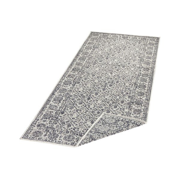 Sivo-krem obostrani tepih prikladan za vanjski Bougari Curacao, 80 x 150 cm-image-3