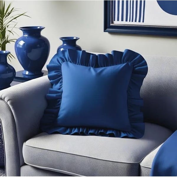 Ukrasna jastučnica od mješavine pamuka 40x40 cm Ruffled – Mila Home-image-3