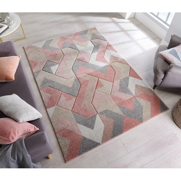 Ružičasti tepih Flair Rugs Aurora, 160 x 230 cm-image-4