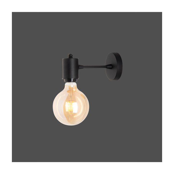 Crna metalna zidna lampa Alto - Squid Lighting-image-1