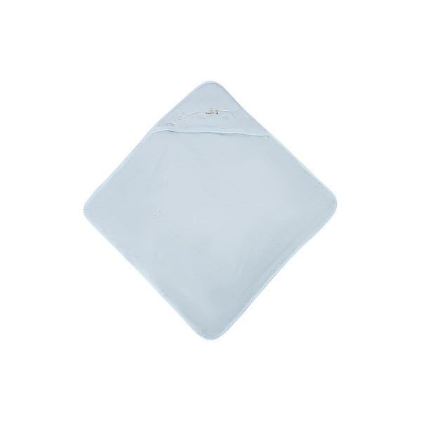 Plava pamučna deka za bebe za zamatanje 75x75 cm Bebemarin – Mijolnir