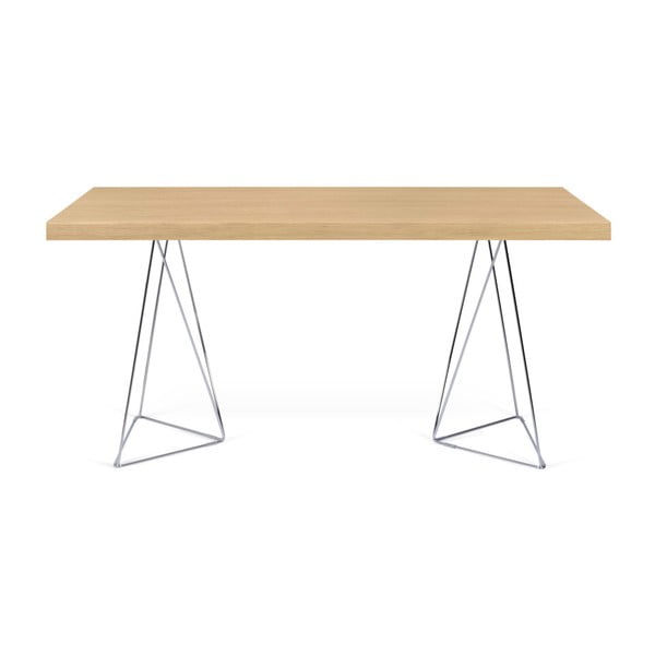 Svijetlo smeđi stol TemaHome Multi, dužina 160 cm