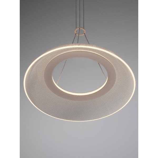 Mat bijela LED viseća svjetiljka aluminijska sa sjenilom od akrilnog stakla ø 40 cm Mantle – Nova Luce-image-1
