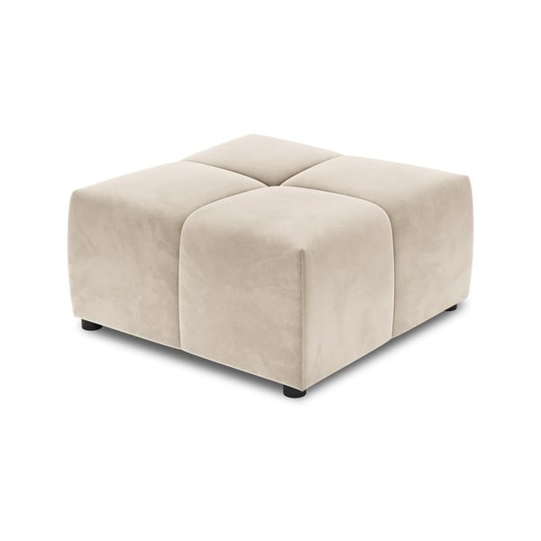 Bež baršunasti sofa modul Rome Velvet - Cosmopolitan Design