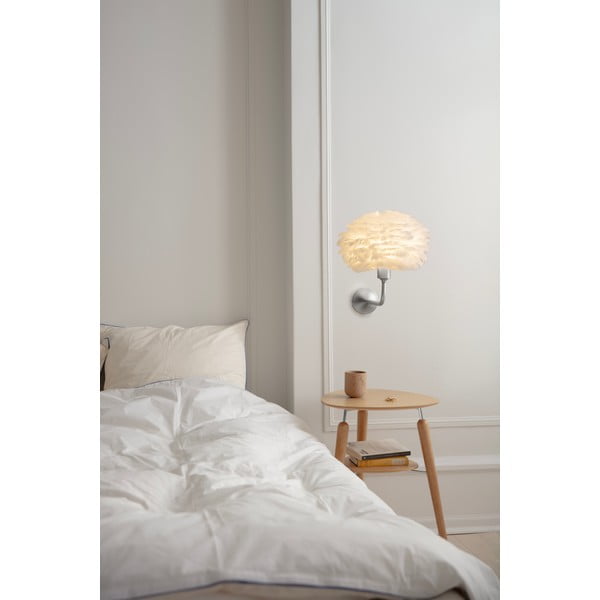 Metalna zidna lampa bez sjenila u srebrnoj boji Santé – UMAGE-image-1