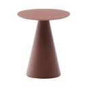 Okrugao pomoćni stol sa staklenom pločom stola ø 35 cm Wilshire – Kave Home