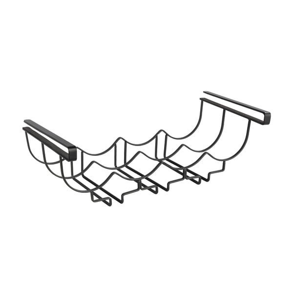 Crni metalni stalak za policu za čaše Wenko-image-1