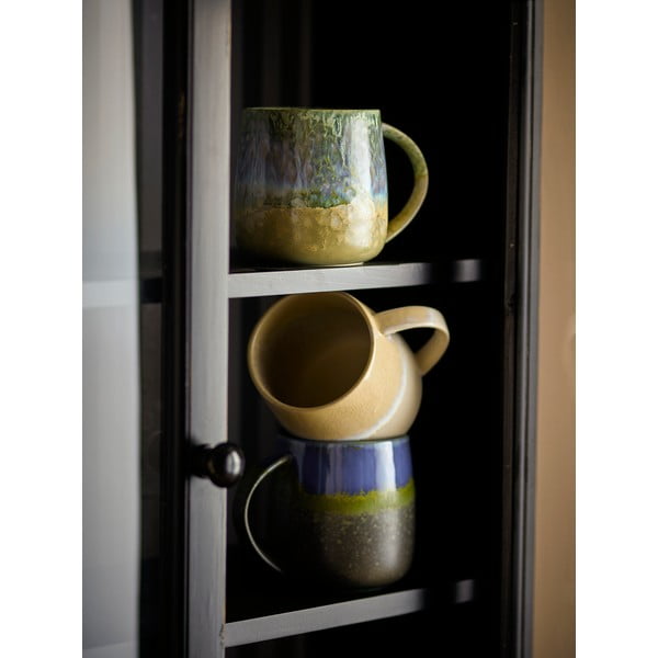 Plave/bež šalice u setu 3 kom od kamenine 460 ml Cloe – Bloomingville-image-1