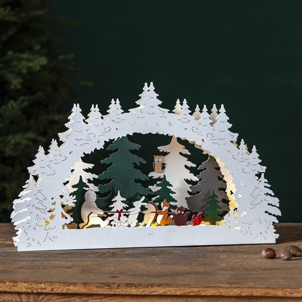 Božićni svjetlosni ukras Forest Friends – Star Trading-image-1