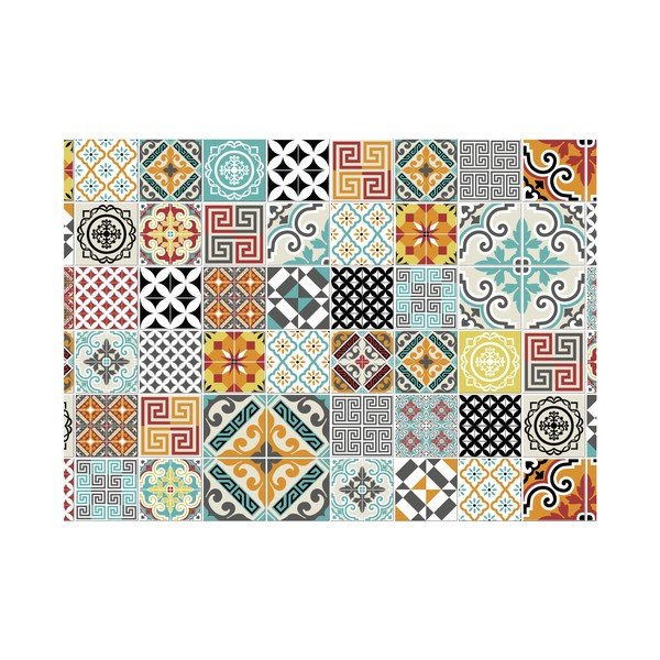 Set od 60 ukrasnih zidnih naljepnica Ambiance Batista, 20 x 20 cm-image-2