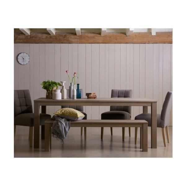 Klupa od bež hrasta WOOOD Largo, 160 cm-image-1