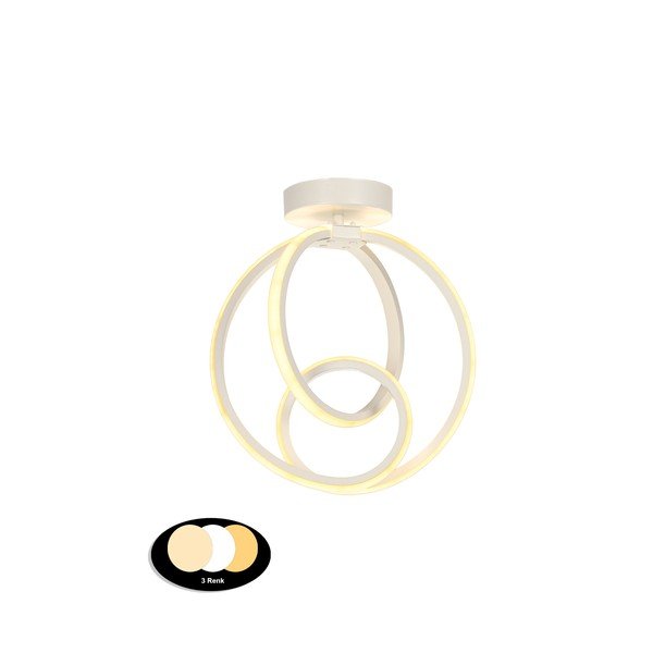 Bijela metalna LED stropna svjetiljka Neo – Squid Lighting-image-2