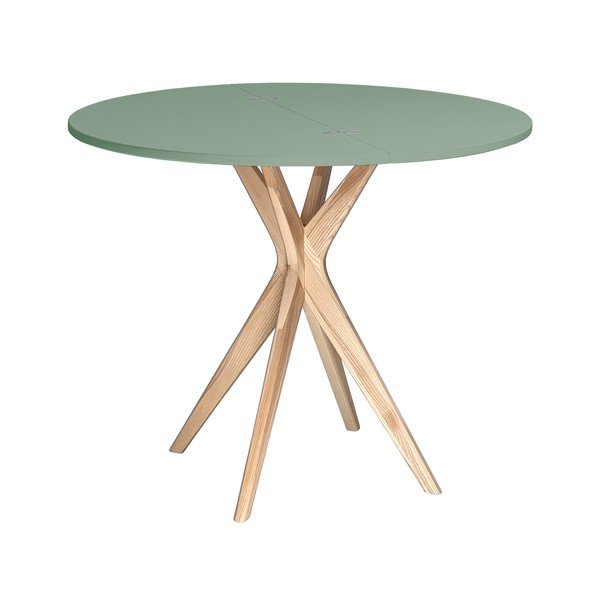 Okrugli proširiv blagovaonski stol 45x90 cm Jubi – Ragaba-image-3