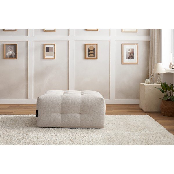 Bež tabure za noge Kleber - Bobochic Paris-image-4