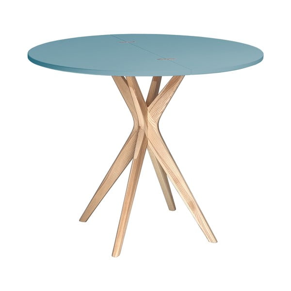 Okrugli proširiv blagovaonski stol 45x90 cm Jubi – Ragaba-image-2