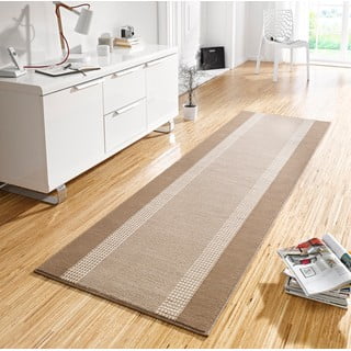 Bež-smeđa staza Hanse Home Basic, 80 x 300 cm