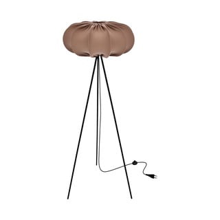 Smeđa stojeća svjetiljka s tekstilnim sjenilom (visina 147 cm) Cafee – Candellux Lighting