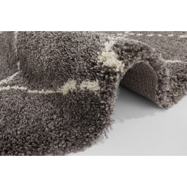 Sivi tepih metvice rugs hash, ⌀ 160 cm-image-1