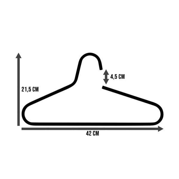 Metalne vješalice u setu 5 kom Victorie – Spinder Design-image-3