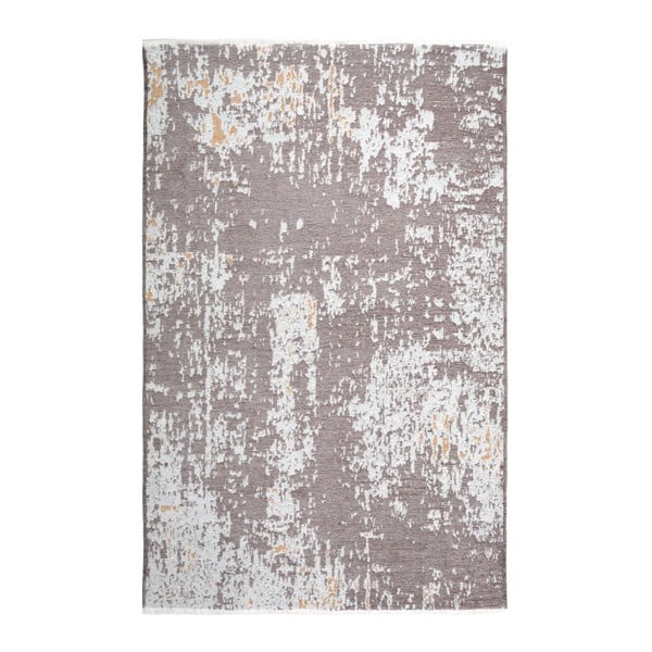 Dvostrani sivo-smeđi tepih Vitaus Dinah, 77 x 200 cm