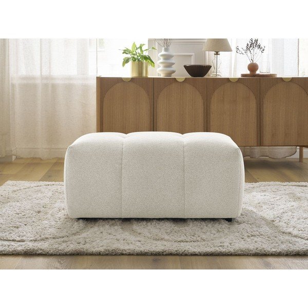 Bijeli tabure od šenila Roxelane – Bobochic Paris-image-4