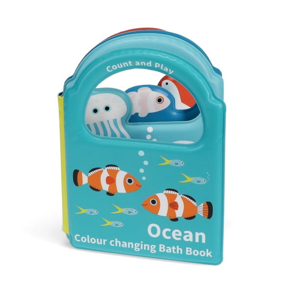 Interaktivna igračka Colour changing bath book Ocean – Rex London