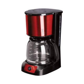 Crveni aparat za filter kavu Burgundy Metallic Line - BerlingerHaus