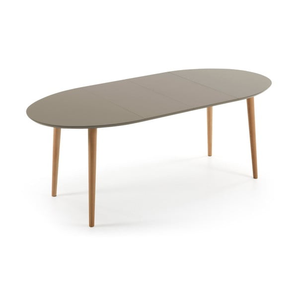 Blagovaonski stol od bukve na razvlačenje Kave Home Oakland, 120 x 90 cm-image-4