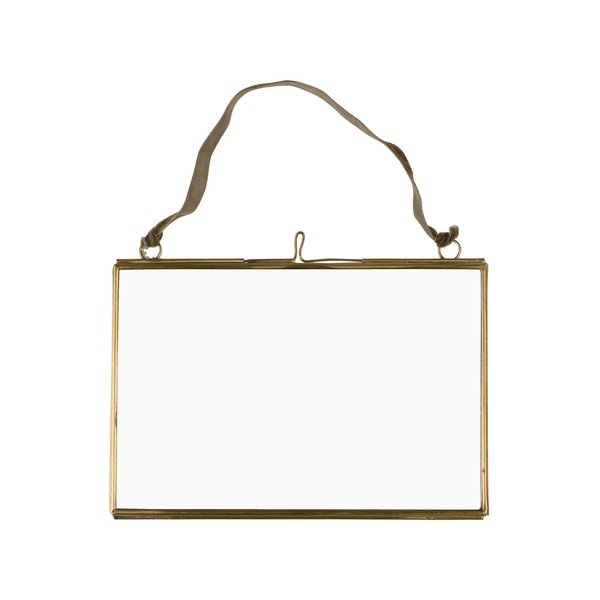 Metalni viseći okvir u zlatnoj boji 15x10 cm – Rex London